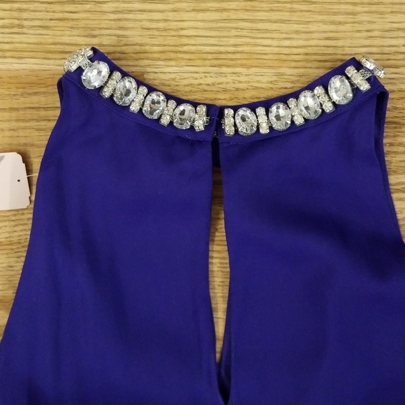 Forever 21 Rhinestone Embellished Prom Dress Gown - Picture 8 of 8